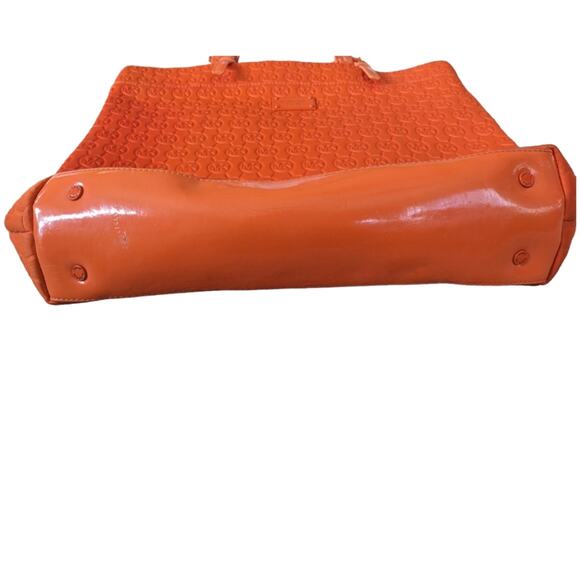 Michael Kors New York jet Set Signature Orange quilted tote - Picture 4 of 5